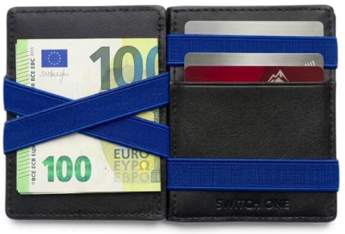 Maverick Switch One Magic Wallet mit Münzfach – Echtleder Geldbörse für Herren & Damen | Karten, Scheine & Münzen in einem | RFID Schutz | Inkl. Geschenkbox