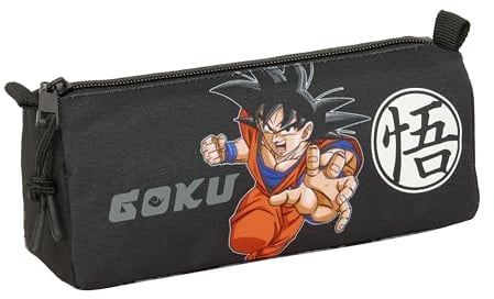 Dragon Ball Federmäppchen mit Reißverschluss und Fach, für Kinder, ideal für Kinder im Schulalter, bequem und vielseitig, Qualität und Widerstandsfähigkeit, 21 x 7 x 8 cm
