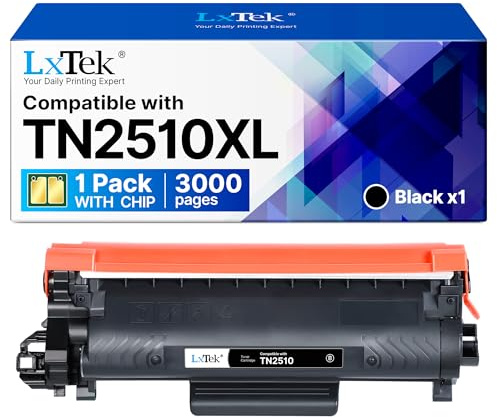 TN2510XL TN 2510 XL für Brother TN2510 für Brother MFC-L2800DW Toner | TN2510 TN-2510 für Brother MFC-L2860DWE Toner MFC-L2827DW MFC-L2835DW DCP-L2620DW DCP L2627DW DCP-L2660DW (Schwarz, 1er-Pack)