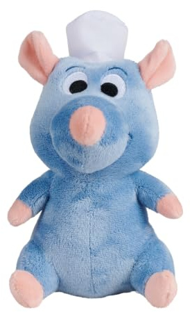 Disney Pixar Remy Mini Plüschfigur 15 cm – Kuscheltier Ratte zum Sammeln und Spielen, weicher Stoff, detailreicher Charakter, Fanartikel für Kinder und Fans