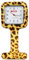 GiMa ns885leopard Uhr für Krankenschwestern, quadratisch, Muster Leopard