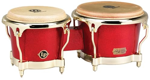 LP Latin Percussion Bongo Galaxy Fiberglass Fausto Cuevas III Signature 7 + 8 1/2 LP794V-ARG