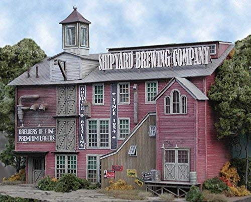 Bar Mills Scale Model Works Spur N -- Bausatz Brauerei Shipyard