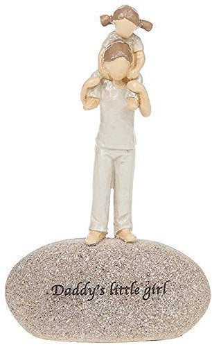 Angels Daddy's Little Girl Sentimental Pebble Gift