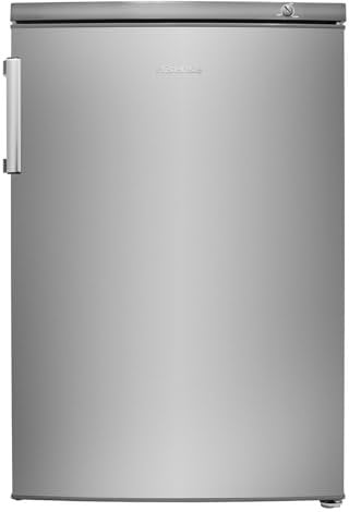 Hisense FV105D4BC21 82 Litres Freestanding Freezer, 56 × 84.5 × 57.5 cm (W×H×D), Stainless steel, Grey