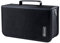 Bivisen Porta CD/DVD, 128 capacità CD VCD, portafoglio, contenitore, supporto, opuscolo, organizer (nero)