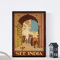 Nacnic Vintage Poster Vintage Poster Asien. Indien Street. A3 Größe