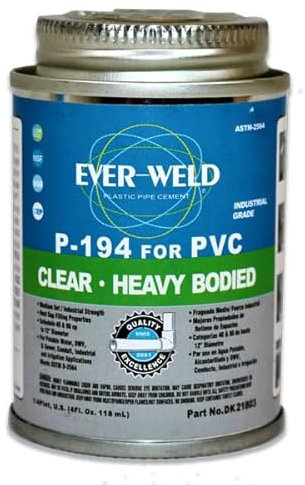 Eco-Filtration SOLVENT WELD GLUE FOR ALL PLUMBING FITTINGS FOR PIPEWORK (118ML)