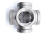 HIXISTO Gewindefitting，Messing Muffe Edelstahl 304 1/43/8 1/23/4 11-1/4 1-1/22 weiblich BSP. Gewinderohranschluss 5 Wege Gleiche Querverbinder (Thread Specification : 3/8)