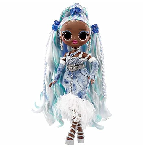 L.O.L. Surprise! OMG Fashion Show Hair Edition - LADY BRAIDS - 25 cm große Puppe mit mehreren Frisuren - Outfit, Styling-Werkzeug, Magic Mousse und mehr - Zum Sammeln - Für Kinder ab 4 Jahren