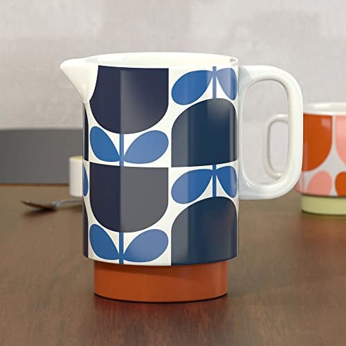 Orla Kiely Block Flower Navy Water Jug