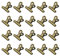 YETOOME 20 Stück Metall Bulldog Binder Clips, 1,2 Zoll Scharnier Büroklammern Klemmen für Lebensmittelbeutel, Bilder Fotos, Kunsthandwerk, Heimbürobedarf (Bronze)