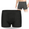 Carer Inkontinenz Pants für Männer - Herren-Boxershorts Mit Saugfähigem Pad 300 ml Urinkapazität - Baumwolle Waschbar Unterwäsche Schwarz XL-Größe