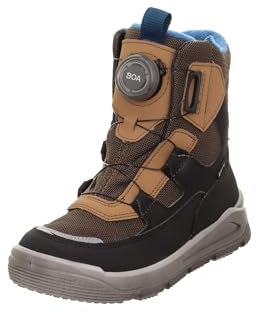 Superfit Mars, Stivali da Neve, Marrone Blu 3000, 27 EU Stretta