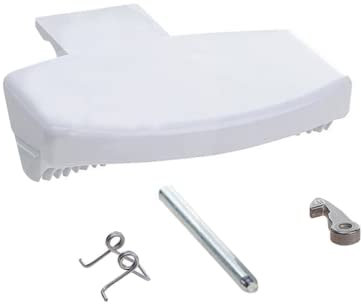 Washing Machine White Door Handle Hook Catch Kit For Indesit IWDE126UK IWME126UK