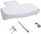 Washing Machine White Door Handle Hook Catch Kit For Indesit IWDE126UK IWME126UK