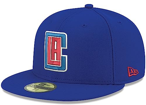 New Era NBA 59FIFTY Team Color Authentic Collection Fitted On Field Game Cap Hat, Los Angeles Clippers, 58 EU