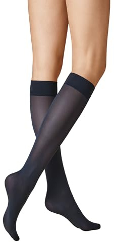 KUNERT Damen Kniestrümpfe Velvet 40 druckfrei 40 Den