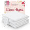 BWARM HOME Manta eléctrica individual, manta eléctrica térmica, 135 x 72 cm, 3 ajustes de calor, protección contra sobrecalentamiento, correas de fácil ajuste, lavable a máquina