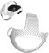 LICHIFIT Cuscino per la testa in TPU per Meta Quest 3 VR Auricolare Head Strap Support Pad Sostituzione Comodo cuscinetto ausiliario Ridurre la pressione Tappetino posteriore Accessori per fascia