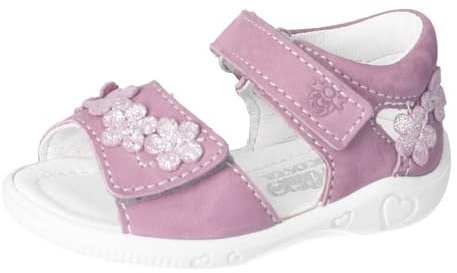 RICOSTA Mädchen Sandalen TILDI, Baby und Kleinkinder Lauflernschuhe, Weite: Mittel, klettverschluss, sommerschuhe, freizeitschuhe, purple (341), 20 EU
