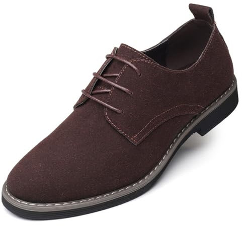Zapatos de Vestir Ligeros para Hombre de Moda, Mocasines y Zapatos sin Cordones para Hombre de Ajuste Relajado, Zapatos de Vestir Casuales para Hombres, Zapatos de Vestir de Cuero con Cordones (Color