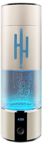 MLKHESY Wasserstoff-Wasserflaschen-Generator mit SPE/PEM-Technologie, 5 Minuten schnelle Elektrolyse zur Wasserverbesserung, 230 ml für Zuhause, Büro, Reisen