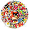 50 Stück Red Bird Laptop Aufkleber, Wasserfeste PVC-Aufkleber für Skateboards, Laptops, Autos & mehr