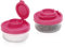 SIGNORA WARE Salz- und Pfefferstreuer, 2er-Set, Mini, Transparent mit rotem Deckel, BPA-frei, Kunststoff, für Lunchbox, Camping, Picknick, Outdoor, Küche, Reisen
