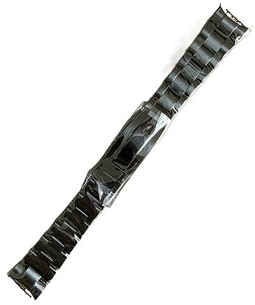 GSZCCZS Stainless Steel Watchband For Strap Sub Case Cinghia Matte Brushed Bracelet Sangle Gurt Watch Accessories Parts Correa Glide Lock 20MM