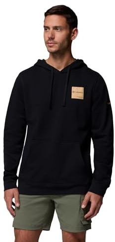 Columbia Columbia Trek Hoodie, Fleece mit Aufdruck, Abenteuerbereites Stretch, Verstellbare Kapuze, Baumwollreiches Jersey, Gerippte Kanten, Kängurutasche - Herren