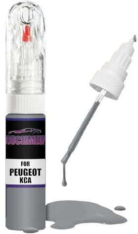Pour Modèles PEUGEOT GRIS ARTENSE METALLIC KCA Stylo de Retouche de Peinture Touche de Finition Brosse pour Égratignures et Éclats Kit de Réparation