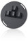 Haute42 Hebelloser Controller X1, abnehmbares WASD-mechanisches Schaltermodul, Arcade-Controller für PC/PS4/PS3/Switch (schwarz)