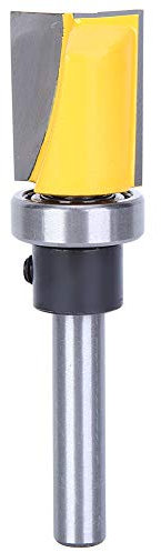 Schlüsselloch -Router Bit, Flush Trim Router Bit Router Bit Reinigungsboden Bit 6 X 5 /8 X 20,5 Holzbearbeitung