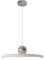 S-Cevada Moderne 40cm LED Pendelleuchte Dimmbar Vintage Metall Hängeleuchte mit Farbiger Fassung für Schlafzimmer Kücheninsel Wohnzimmer Flur Esszimmer (Silber+Weiß)