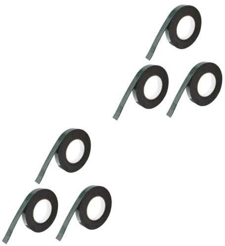 Mipcase 2 Set Millechiodi Biadesivo Double Sided Tape Nastro Adesivo Sigillante Nastro Biadesivo in Schiuma Black 3 * 2