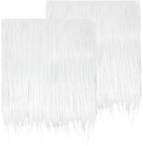 Sploziia 2 Stück Faux Sheepskin Rug-Schaffell Kunstfell Meterware, Zur Dekoration Ihres Zuhauses oder fur Warmhalten im Winter als Teppich, Fellimitat meterware(2) (fig. reaktionär)