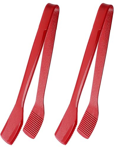 2 Stück Küchenzange aus Silikon, Premium Grillzange Hitzebeständigem, 27cm Silikonzange Fleischzange Kochzange, Leicht zu reinigen, ideal zum Kochen, Grillen