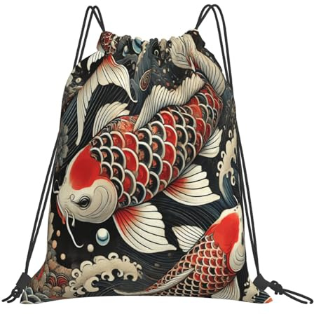Chub Lucky Japan Rucksack Kordelzug Tasche Unisex Sportbeutel Für Wandern Reise Yoga 36X42Cm