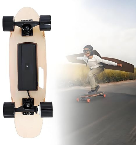 GIZMIT Skateboards électriques pour Adultes, Longboard électrique, Vitesse de Pointe Stable de 24 km/h, jusqu'à 13 km d'autonomie, Cruiser électrique Nouvelle génération