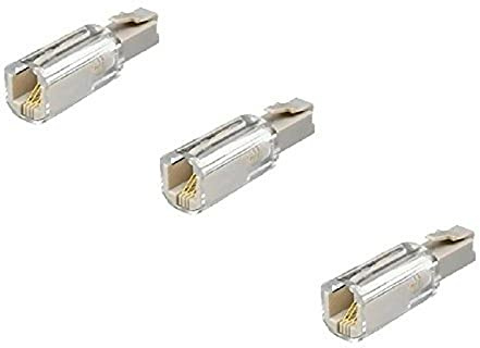Telephone Cord Detangler 3 Pack - 360 Degree Rotating - Clear - Phone Cord Detangler Master Cables Product