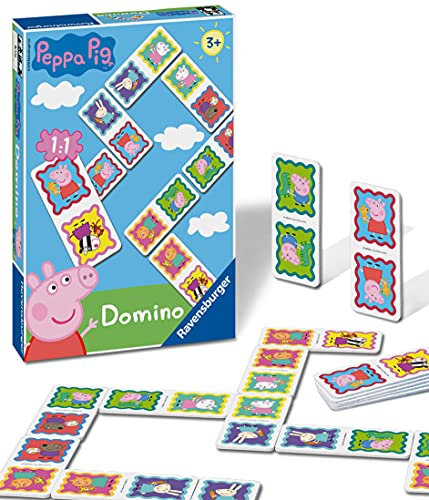 Ravensburger Peppa Pig Dominoes Set for Children Age 3 Years and Up -A Classic Family Game