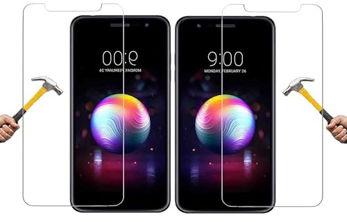 ino 2x Schutzglas kompatibel mit LG K11 Panzerglas Panzerfolie Displayschutzglas Harte Folie Schutz Glasfolie Schutzfolie 9H Härte Displayglas