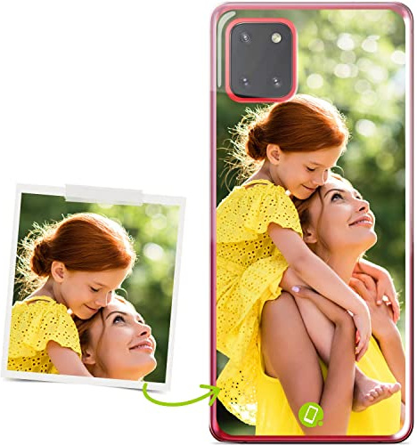 Coverpersonalizzate.it - Cover personalizzata compatibile per Samsung Note 10 Lite con la tua foto o la tua frase - Custodia personalizzata in tpu trasparente