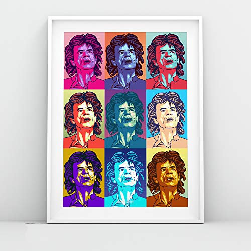 Rogues Gallery Kunstdruck Mick Jagger of The Rolling Stones, A3