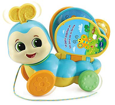 VTech - Rouli Livre Papillon – Jouet Musical et Livre Bébé/de 9 Mois à 3 Ans – Version FR