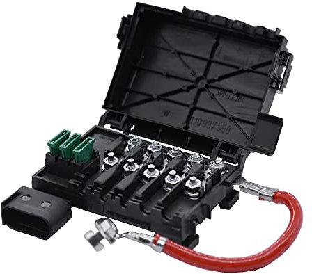 FOKES Fuse Box Battery Terminal Fit for VW JETTA GOLF MK4 1999 2000 2001 2002 2003 2004, 1J0937550A 1J0937550B 1J0 937 617D