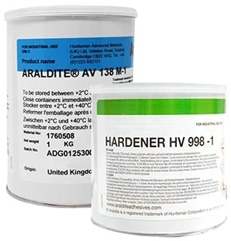 ARALDITE AV138M-1/HV998-1 - Colle époxy résistante aux hautes températures - Kit 1,4kg
