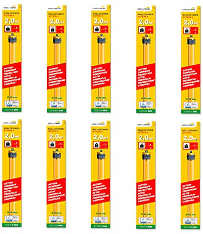 Schellenberg 20221 Rolladenmotor Action Mini für 40 mm Stahlrohrwellen, SW 40, ideal für Kunststoff Rolladen bis 2 m² Fläche, Rolladenantrieb 10er Set
