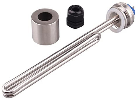 Heating Element Stainless Steel 240V 4500W 1.5 Tri-clamp Electric Water Heating Element Immersion Heater Resistance Brewing Heater